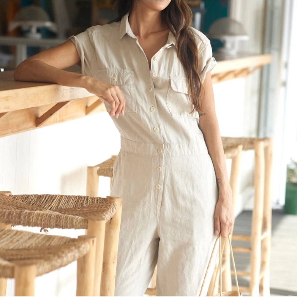 Outerknown S.E.A. Suit Jumpsuit In Natural